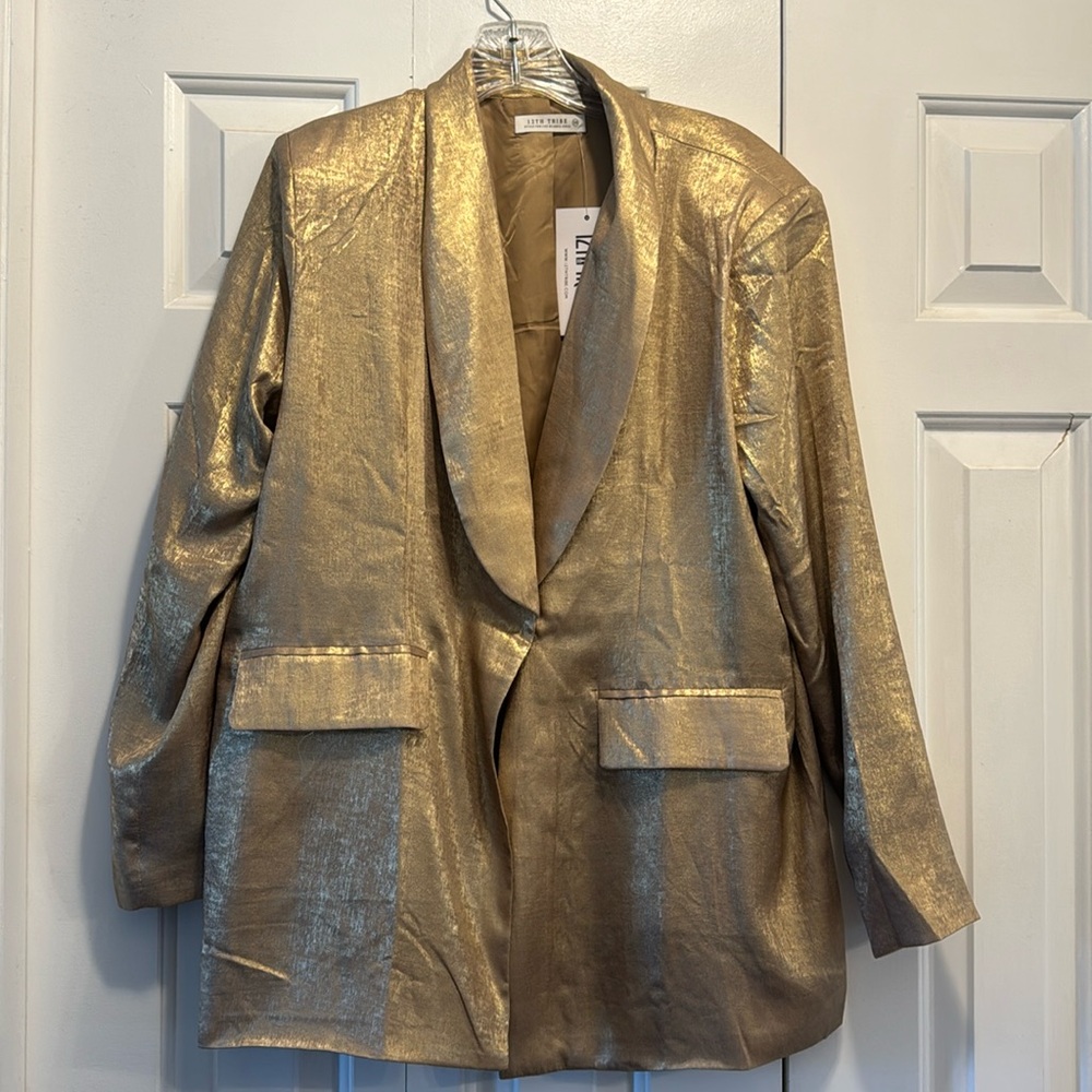 Gold blazer